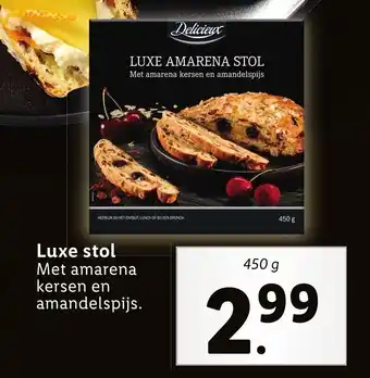 Lidl Delicieux Luxe stol 450g aanbieding