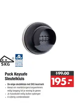 Enorm Puck Keysafe Sleutelkluis aanbieding