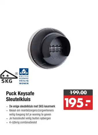 Enorm Puck Keysafe Sleutelkluis aanbieding