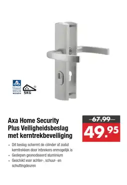 Enorm Axa Home Security Plus Veiligheidsbeslag met kerntrekbeveiliging aanbieding