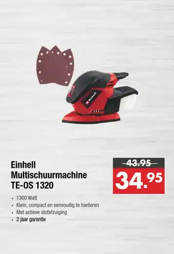 Enorm Einhell Multischuurmachine TE OS 1320 aanbieding