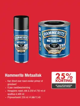 Enorm Hammerite Metaallak aanbieding