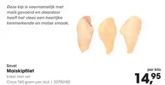 HANOS Maiskipfilet Enkel met vel aanbieding