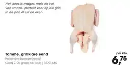 HANOS Tamme, grillklare eend aanbieding