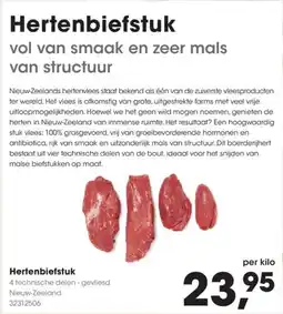 HANOS Hertenbiefstuk aanbieding
