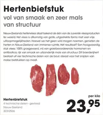 HANOS Hertenbiefstuk aanbieding