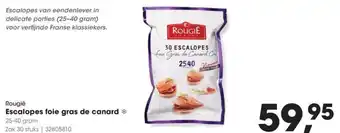 HANOS Escalopes foie gras de canard aanbieding
