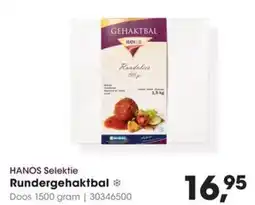 HANOS HANOS Selektie Rundergehaktbal aanbieding