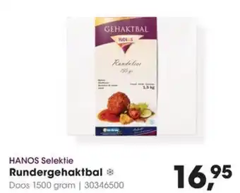 HANOS HANOS Selektie Rundergehaktbal aanbieding