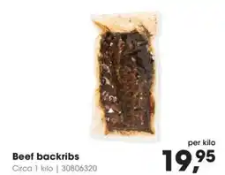 HANOS Beef backribs aanbieding