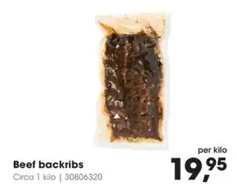 HANOS Beef backribs aanbieding