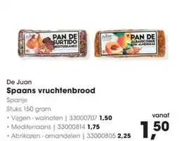 HANOS Spaans vruchtenbrood aanbieding