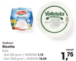 HANOS Galbani Ricotta Italië aanbieding