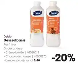 HANOS Debic Dessertbasis aanbieding