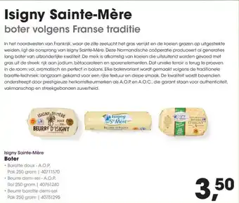 HANOS Isigny Sainte Mère Boter aanbieding
