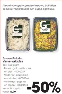 HANOS Gourmet Salades Verse salades aanbieding