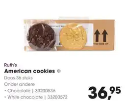 HANOS Ruth's American cookies aanbieding