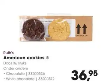 HANOS Ruth's American cookies aanbieding