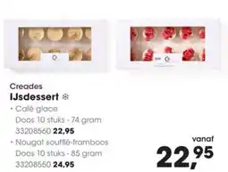 HANOS Creades IJsdessert aanbieding