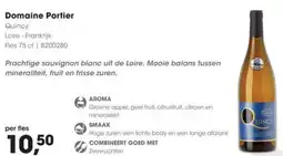HANOS Domaine Portier Quincy Loire aanbieding