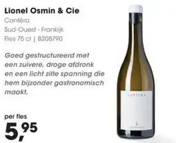 HANOS Lionel Osmin & Cie Cantèra aanbieding