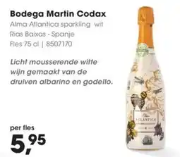 HANOS Bodega Martin Codax Alma Atlantica sparkling wit Rias Baixas aanbieding