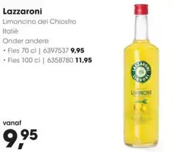 HANOS Lazzaroni Limoncino del Chiostro aanbieding