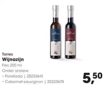 HANOS Torres Wijnazijn aanbieding