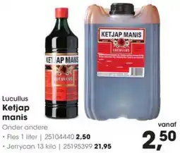 HANOS Lucullus Ketjap manis aanbieding