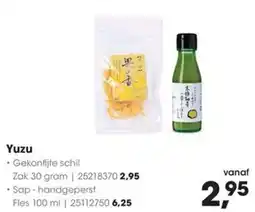 HANOS Yuzu aanbieding