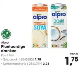HANOS Alpro Plantaardige dranken aanbieding