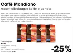 HANOS Caffè Mondiano Koffie aanbieding