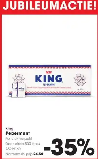 HANOS King Pepermunt aanbieding