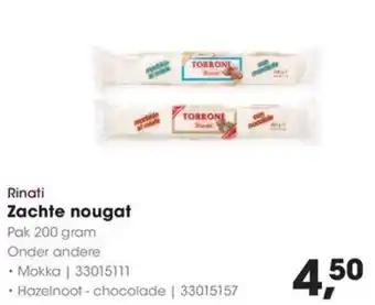 HANOS Rinati Zachte nougat aanbieding