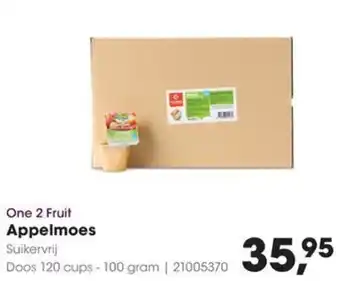 HANOS One 2 Fruit Appelmoes aanbieding