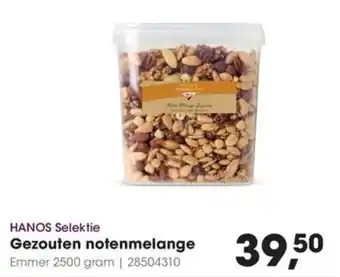HANOS HANOS Selektie Gezouten notenmelange aanbieding