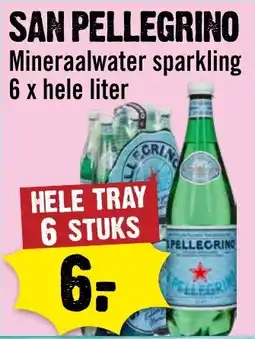 Dirck 3 San pellegrino mineraalwater sparkling aanbieding
