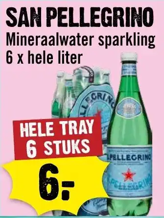 Dirck 3 San pellegrino mineraalwater sparkling aanbieding