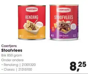 HANOS Coertjens Stoofvlees aanbieding