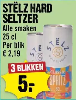 Dirck 3 Stelz hard seltzer aanbieding