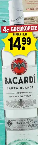 Dirck 3 Bacardí carta blanca aanbieding