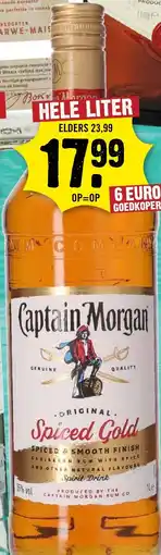 Dirck 3 Captain morgan spiced gold aanbieding