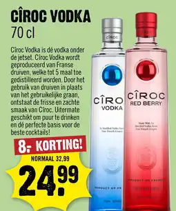 Dirck 3 Cîroc vodka aanbieding