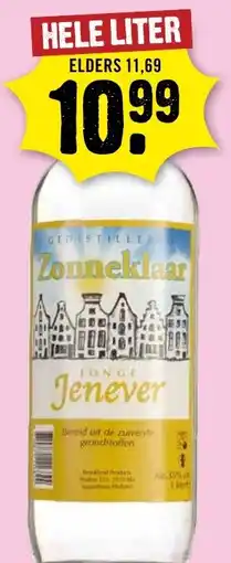 Dirck 3 Zonneklaar jonge jenever aanbieding