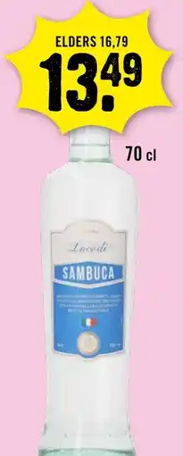 Dirck 3 Lacedi sambuca aanbieding
