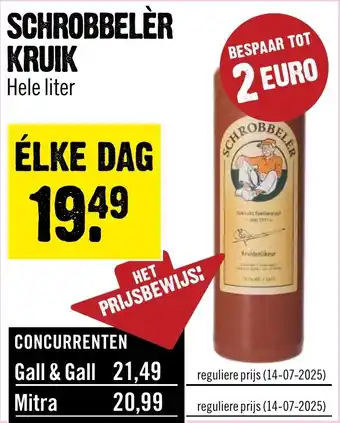 Dirck 3 Schrobbeler kruik aanbieding