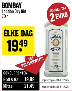 Dirck 3 Bombay london dry gin aanbieding