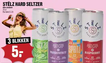 Dirck 3 Stëlz hard seltzer aanbieding