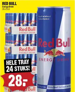 Dirck 3 Red bull energy drink aanbieding
