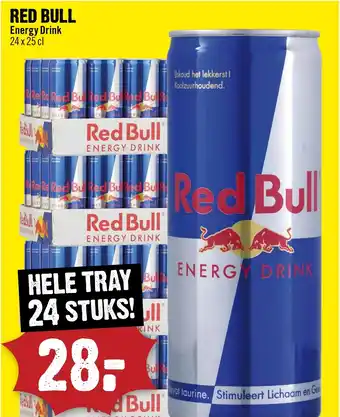Dirck 3 Red bull energy drink aanbieding